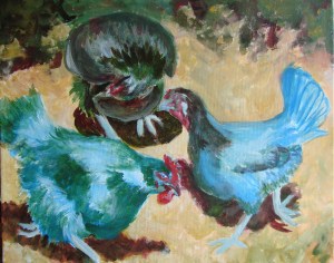 Blue Chickens